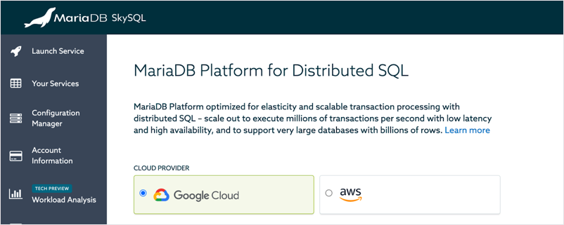 MariaDB Platform Distributed SQL