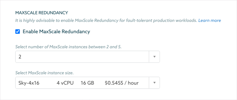 MariaDB MaxScale Redundancy